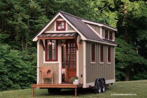 tiny home for flood victims