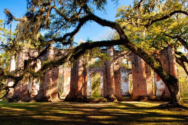 Take a Day Trip to Old Sheldon Church Ruins