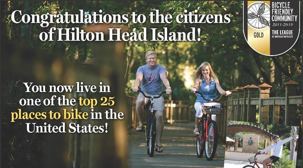 Hilton Head Named top 25 Best Places to Bike