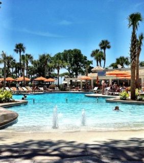 Hilton Head by the pool Now