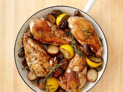 Savory Skillet Rosemary Chicken