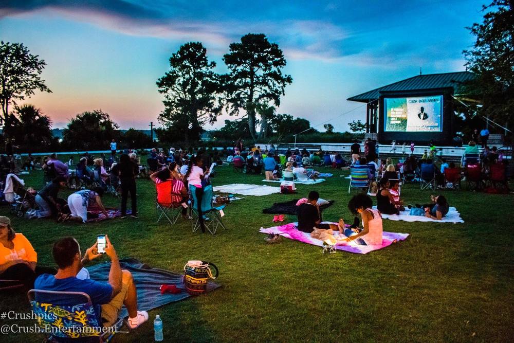 Movie Nights in the Park  at Shelter Cove Towne Centre this summer!