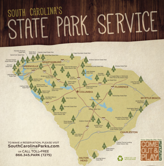 Enjoy all that Our State has to offer:  SC State Parks